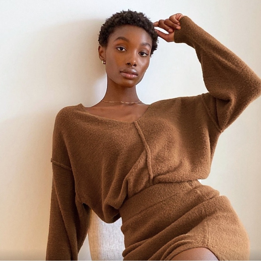 Wilfred Free Relaxed V-Neck Sweater Sz S